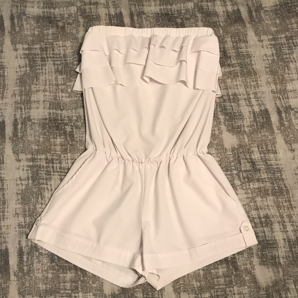 White Romper - Picture 1 of 4
